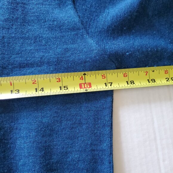 Pendleton 100% Merino Wool Smock Turtle Neck Long Sleeve Royal Blue Sweater S - Picture 13 of 13